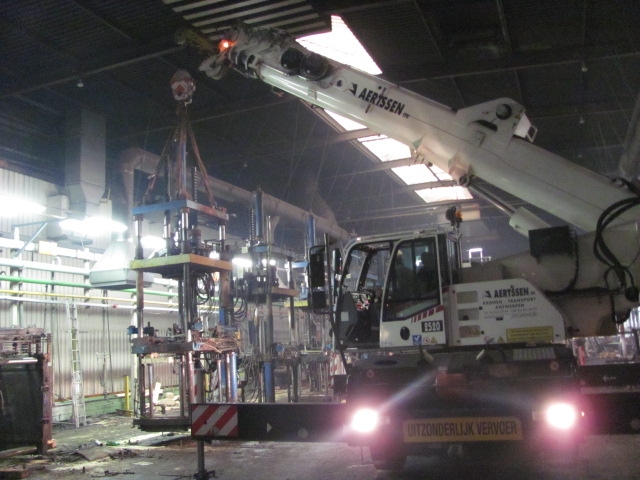 Factory machinery installation